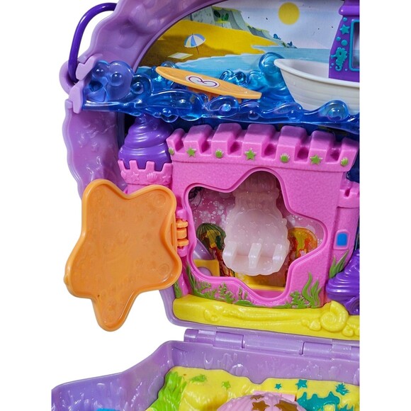 2019 Polly Pocket Underwater Ocean Shell Clam Shell No Figures Included - Picture 7 of 10